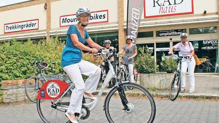 Umweltdezernentin Elona Müller will künftig mit dem Fahrrad zu Terminen.