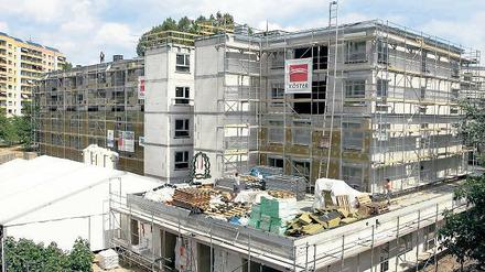 Wohnen für Senioren: Die Seniorenresidenz der Procurand, nach eigenen Angaben der größte private Träger von Senioreneinrichtungen im Land Brandenburg, soll im Frühjahr 2011 eröffnet werden. Der Rohbau ist bereits fertig.
