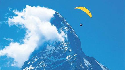 Weltberühmt. Das Matterhorn mit seinem charakteristischen Gipfel.