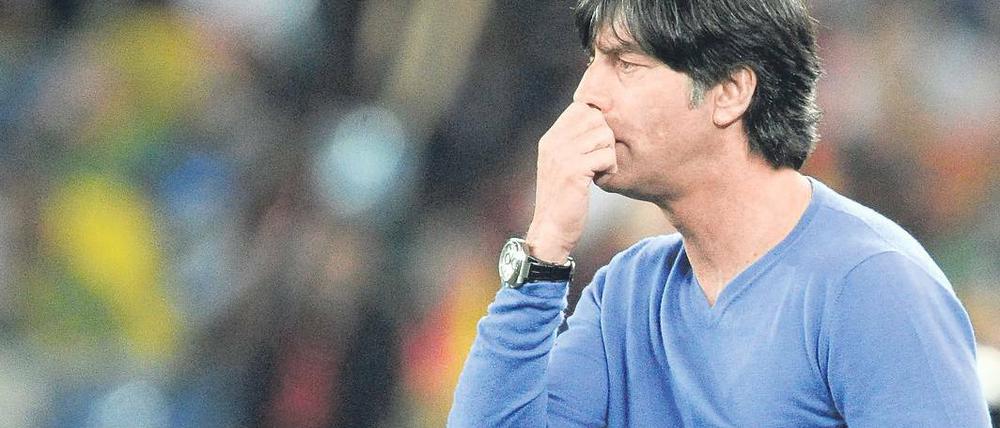 Konzentriert. Trainer Jogi Löw bedient sich auch Management-Methoden.