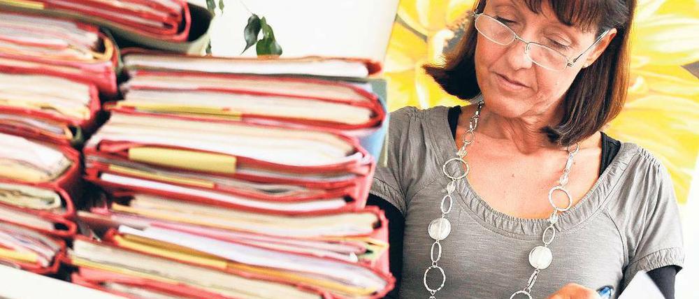 Heisig. Aufgenommen vor einem halben Jahr in ihrem Büro.