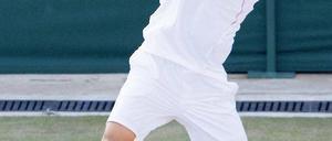 Return ins Glück. Ein Break reichte Yen- Hsun Lu zum 9:7 im fünften Satz gegen den Vorjahresfinalisten Andy Roddick.