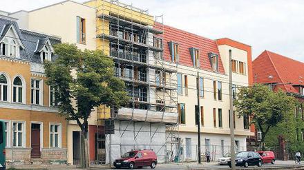 63 Wohnplätze für Unfallgeschädigte enthält der Neubau für das Oberlinhaus an der Rudolf-Breitscheid-Straße.