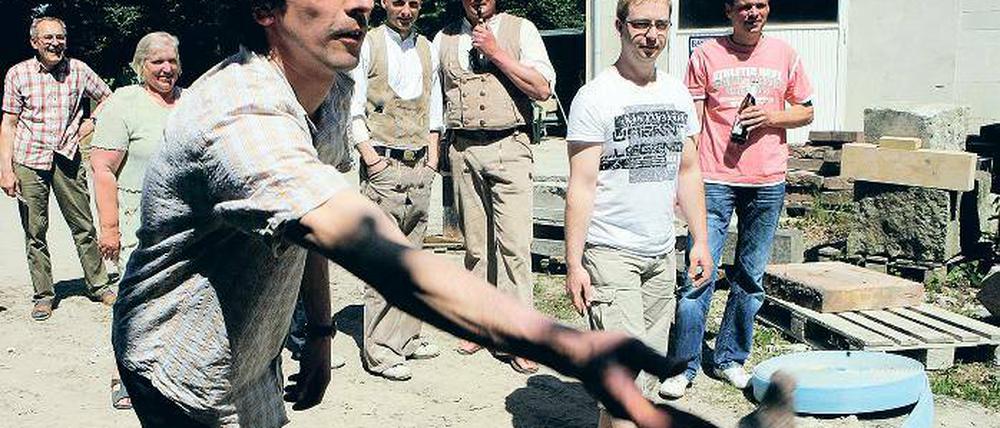 Auch Andreas John griff vergeblich nach der Scharrierkrone.