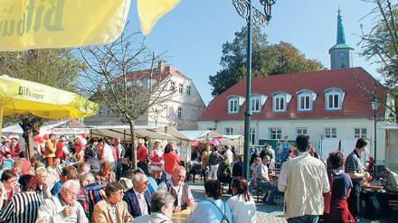 Zu selten so lebendig  Teltows Altstadt lockt bislang nur zu Festen und Feierlichkeiten genügend Besucher an.