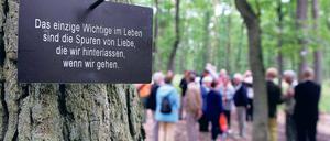 Bestattet im Wald In Fürstenwalde gibt es bereits einen Friedwald.