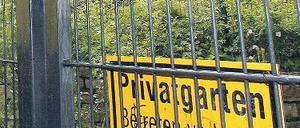 Grundstückspforte am Griebnitzsee. Ist das Bieterverfahren des Bundes, bei dem Flächen mit Wegerecht angeboten werden sollen, der Schlüssel für einen freien Uferweg?