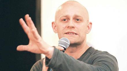 Natürlich und fröhlich. Der Mime Jürgen Vogel beeindruckte beim Gespräch mit Babelsberger Filmgymnasiasten vor allem mit seiner Ehrlichkeit über das Für und Wider des Schauspielerberufs.