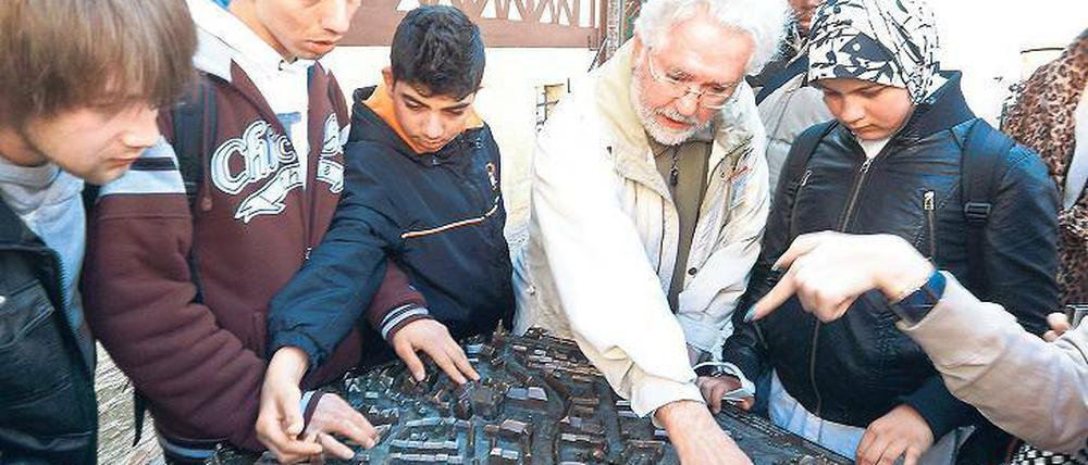 Erfahrungen: Junge Potsdamer Migranten zu Besuch in Wernigerode.