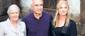 Gestern in Babelsberg: Vanessa Redgrave, Roland Emmerich und Joely Richardson.