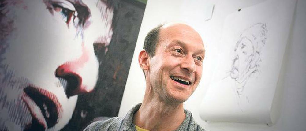 Johnathan Sheratte im Light of Bo Dy: Er empfängt die Ateliergäste am Sonntag mit einer Performance und Tanz.