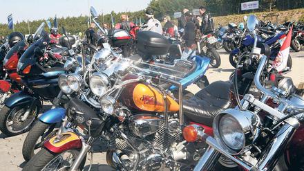 Magnet für Biker: Der Startup Day im ADAC-Zentrum Linthe.