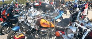 Magnet für Biker: Der Startup Day im ADAC-Zentrum Linthe.