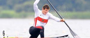 Dreifach auf Titeljagd. Sebastian Brendel will wieder Gold im Einer-Canadier.