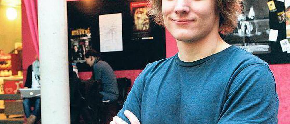 Jung-Regisseur. Christian Leonhardts Film hat morgen Premiere.