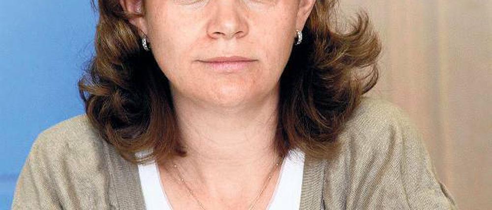 Saskia Ludwig. Die designierte Partei- und Fraktionschefin gestern vor der Presse.