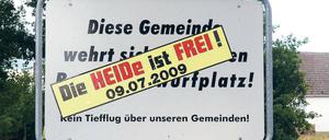 Freies Land. Die Bundeswehr, das steht nun fest, wird das Areal im Norden Brandenburgs nicht nutzen. Im Juli 2009 hatte das Verteidigungsministerium auf den Bombenabwurfplatz verzichtet, nicht aber auf die sonstige Nutzung der Heide.