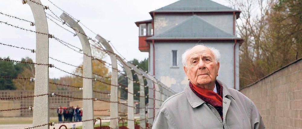 Überlebt. Edgar Frischmann in Sachsenhausen.