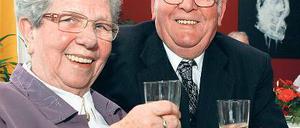 60 Jahre ein Paar. Lieselotte und Gustav Grundmann aus Babelsberg.