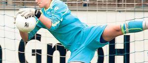 Wieder zwischen den Pfosten. Am Mittwoch kehrte Desiree Schumann ins Turbine-Tor zurück. Zuvor hatte sie in drei Spielen nur von der Bank aus zuschauen dürfen.