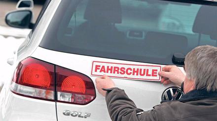 Hohe Hürde. Viele Schüler schaffen es nicht einmal ins Übungsmobil.