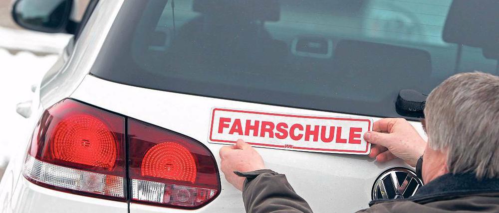 Hohe Hürde. Viele Schüler schaffen es nicht einmal ins Übungsmobil.