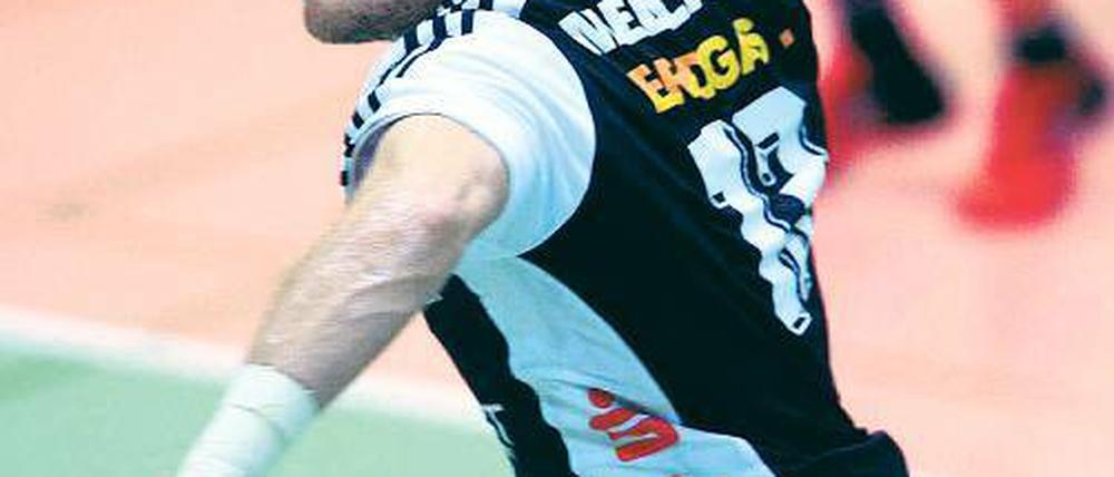 Knapp gescheitert. Stephan Mellack warf vier Tore für den VfL Potsdam.