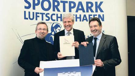 Freude: Horst Müller-Zinsius (l.) und Holger Rupprecht.