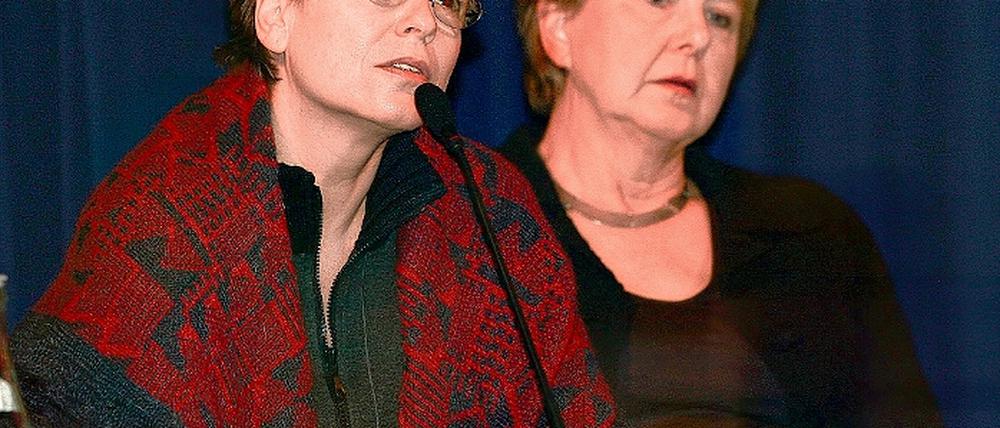 Für Aufklärung: Stasibeauftragte Poppe (l.) und BStU-Chefin Birthler.
