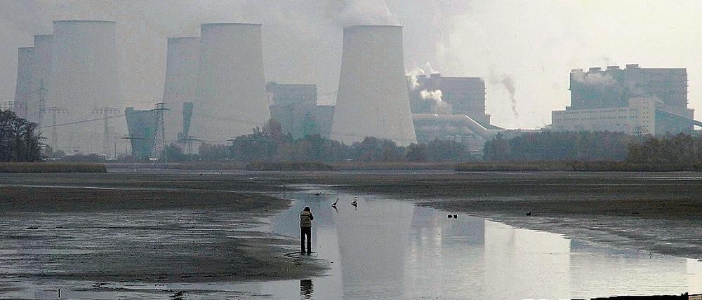 Versorgungsfall. Für das Braunkohlekraftwerk Jänschwalde baut Vattenfall die Kohle im nahen Tagebau ab.
