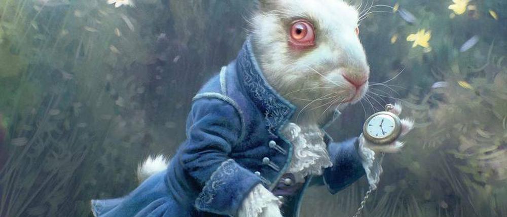 Rundum kreativ. Neben seiner Arbeit am Computer malt Michael Kutsche auch mit Öl auf Leinwand. Für Alice im Wunderland hat er unter anderem die Rote Königin und das Weiße Kaninchen gestaltet.