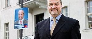 Bürgermeister der ersten Stunde: Thomas Wardin (SPD) ist seit der Wende im Amt und wirbt mit seiner Erfahrung für die Wiederwahl am 7. März.