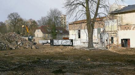 Freigelände. Das Areal des ehemaligen Theaters in der Zimmerstraße.