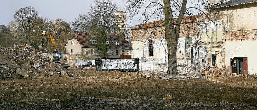 Freigelände. Das Areal des ehemaligen Theaters in der Zimmerstraße.
