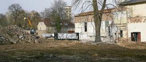Freigelände. Das Areal des ehemaligen Theaters in der Zimmerstraße.