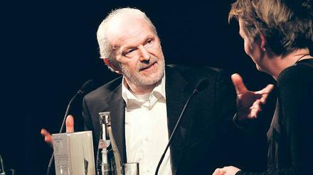 Zum Fragen blieb Jeannette Eggert kaum Zeit, Michael Gwisdek gab im Filmmuseum den Entertainer.
