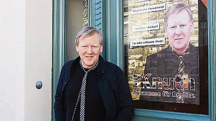 Hat Spaß am Wahlkampf: Bernhard Knuth.