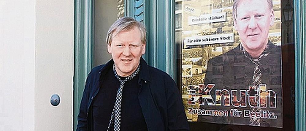 Hat Spaß am Wahlkampf: Bernhard Knuth.
