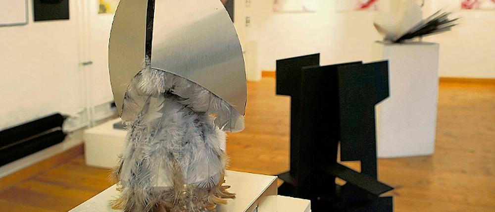 Gier, so der Titel der Kinetischen Plastik von Björn Petz.