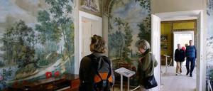 Das Kronprinzenschloss in Paretz: In der für Friedrich Wilhelm III. und Luise gebauten Residenz zeigt die Schlösserstiftung eine Ausstellung zum Luise-Jubiläum.