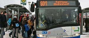 Mehr Busse: Auf den Linien 601 und X 1 ist ein kürzerer Takt geplant.