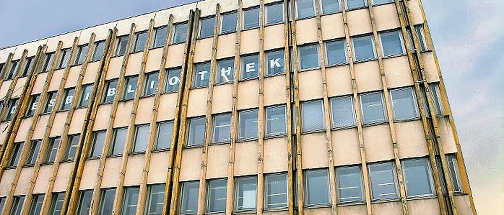 Umstritten: Die Stadt- und Landesbibliothek mit der derzeitigen Fassade.