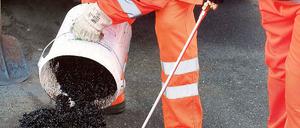 Der Frost reißt Löcher. Sie zu schließen kostet Potsdam viel Geld.