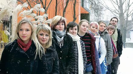 Recherche vor Ort. Das studentische Projektteam der Fachhochschule begab sich in dieser Woche ins Potsdamer Wohngebiet Schlaatz.