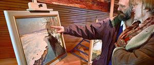 Der Maler Olaf Thiede und die Verarbeitung des Lichts.