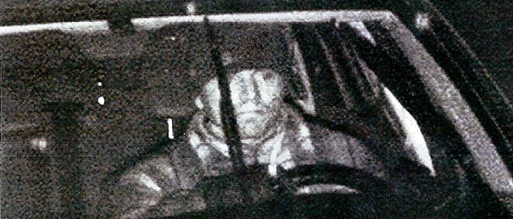 Geblitzt. Der Tatverdächtige.