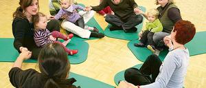 Nicht nur aber vor allem Mütter nutzen die Kurse im Ekiz.