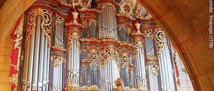Kultur entdecken. Wie hier die prachtvolle Orgel in der Schlosskirche in Altenburg.