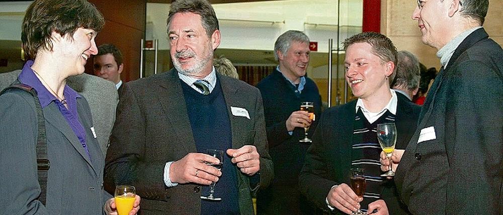 Empfangen. Ilka Mindt war eine der Neuberufenen, die Jakobs begrüßte.