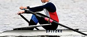 Vom Einer auf das Ergometer. Felix Bach will nun zu den WM nach Boston.